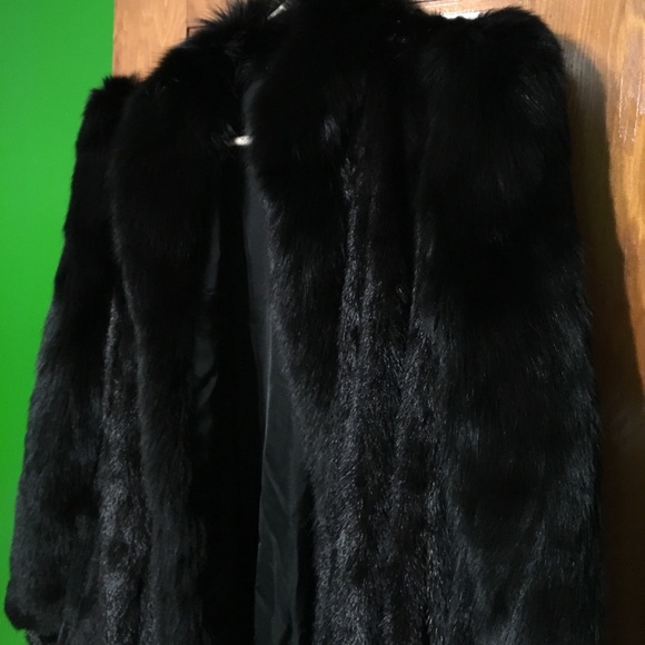 NY&Co Faux Fur Coat**READ DESCRIPTION PLEASE!** - Picture 3 of 4