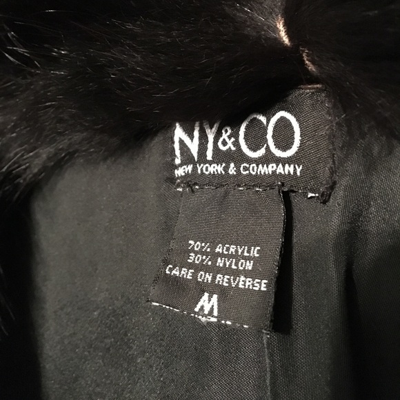 NY&Co Faux Fur Coat**READ DESCRIPTION PLEASE!** - Picture 4 of 4