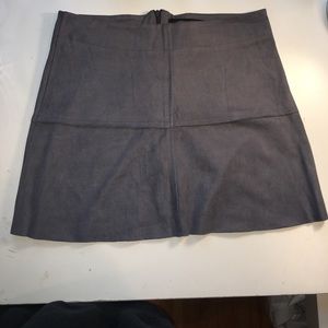 Charcoal seude *NEW* skirt