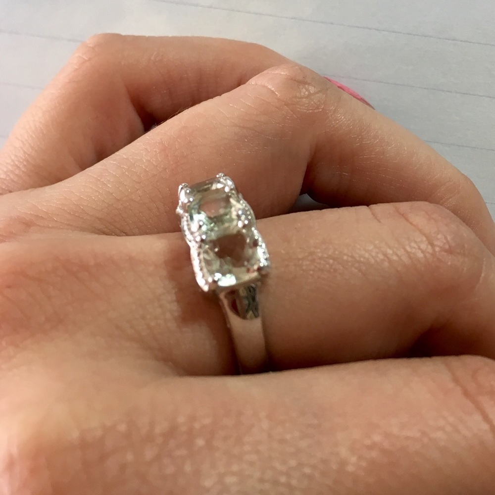 Green amethyst ring - Picture 3 of 3
