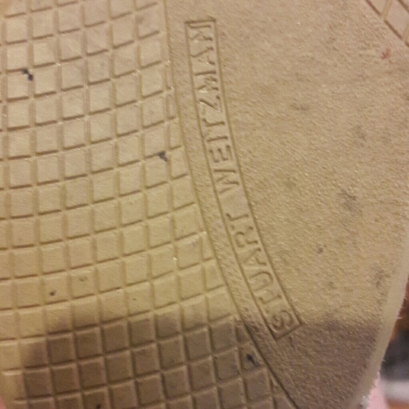 Made in Spain! Beautiful worn once metallic wedges - Picture 7 of 7