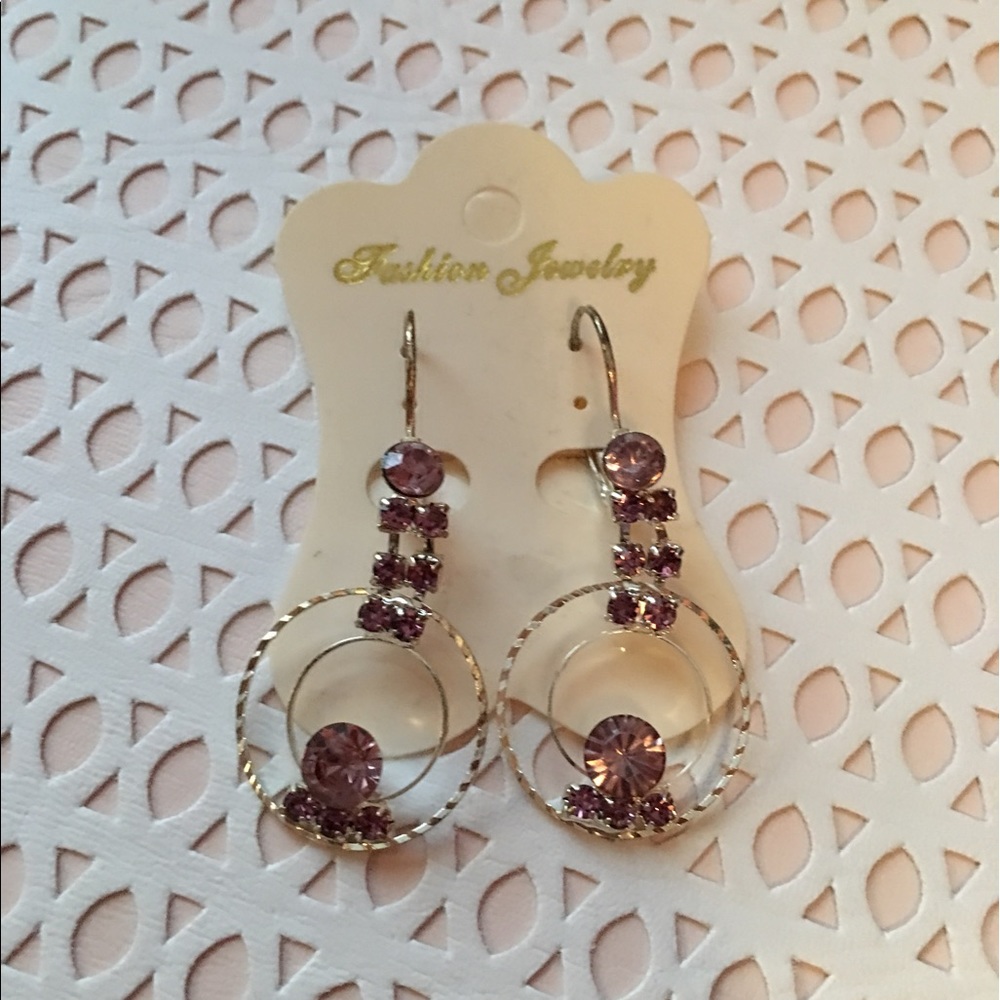 Purple Earrings