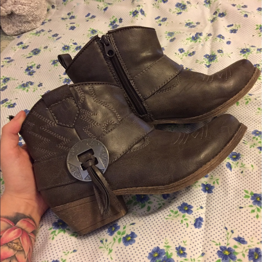Cowboy ankle boots