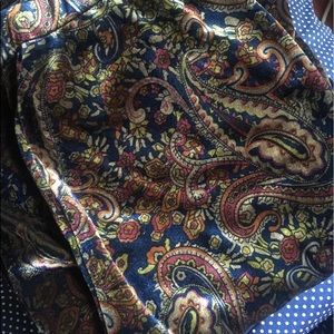 Paisley velvet Bellbottoms