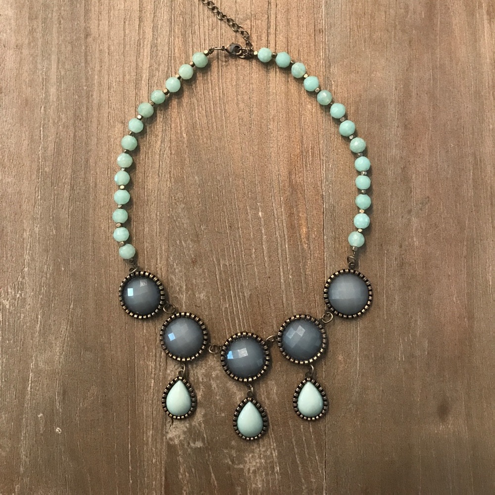 Turquoise Bib Necklace