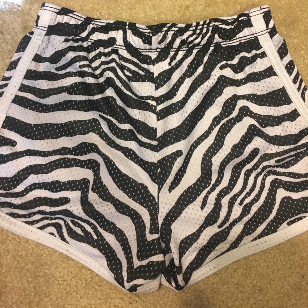 Zebra Printed Justice Shorts