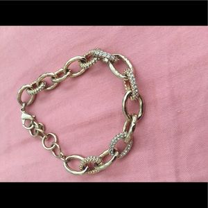 Gold chain bracelet