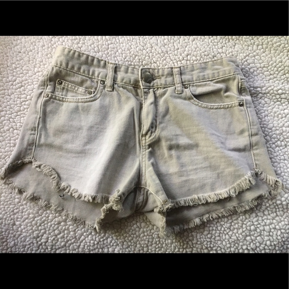 Tan Free People shorts