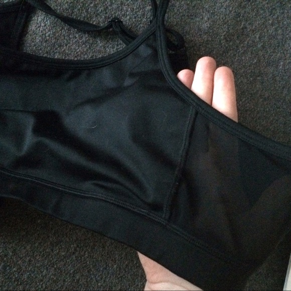 aerie Intimates & Sleepwear - Black Racerback Bralette Sports Bra w/ Mesh Sides aerie Intimates & Sleepwear - Black Racerback Bralette Sports Bra w/ Mesh Sides