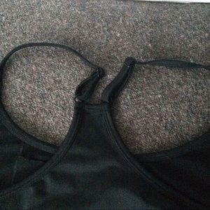 aerie Intimates & Sleepwear - Black Racerback Bralette Sports Bra w/ Mesh Sides aerie Intimates & Sleepwear - Black Racerback Bralette Sports Bra w/ Mesh Sides