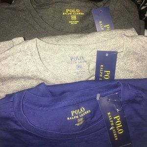 3 long sleeved Polo Ralph Lauren shirts