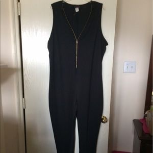 Plus Size Black Jumpsuit