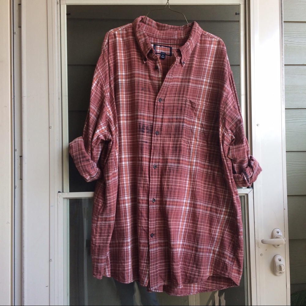 "Sun Kissed" Vintage Flannel Shirt (3XL)