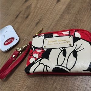 Minnie Mouse Wallet and a card holder