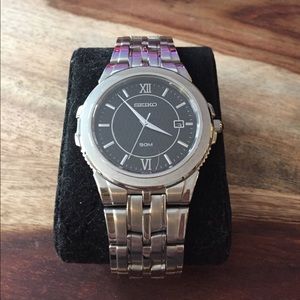 Men's stainless steel Seiko Watch