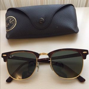 Ray-ban Tortoise Clubmaster Sunglasses