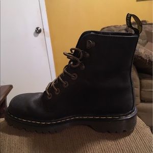 Matte black Doc Martens