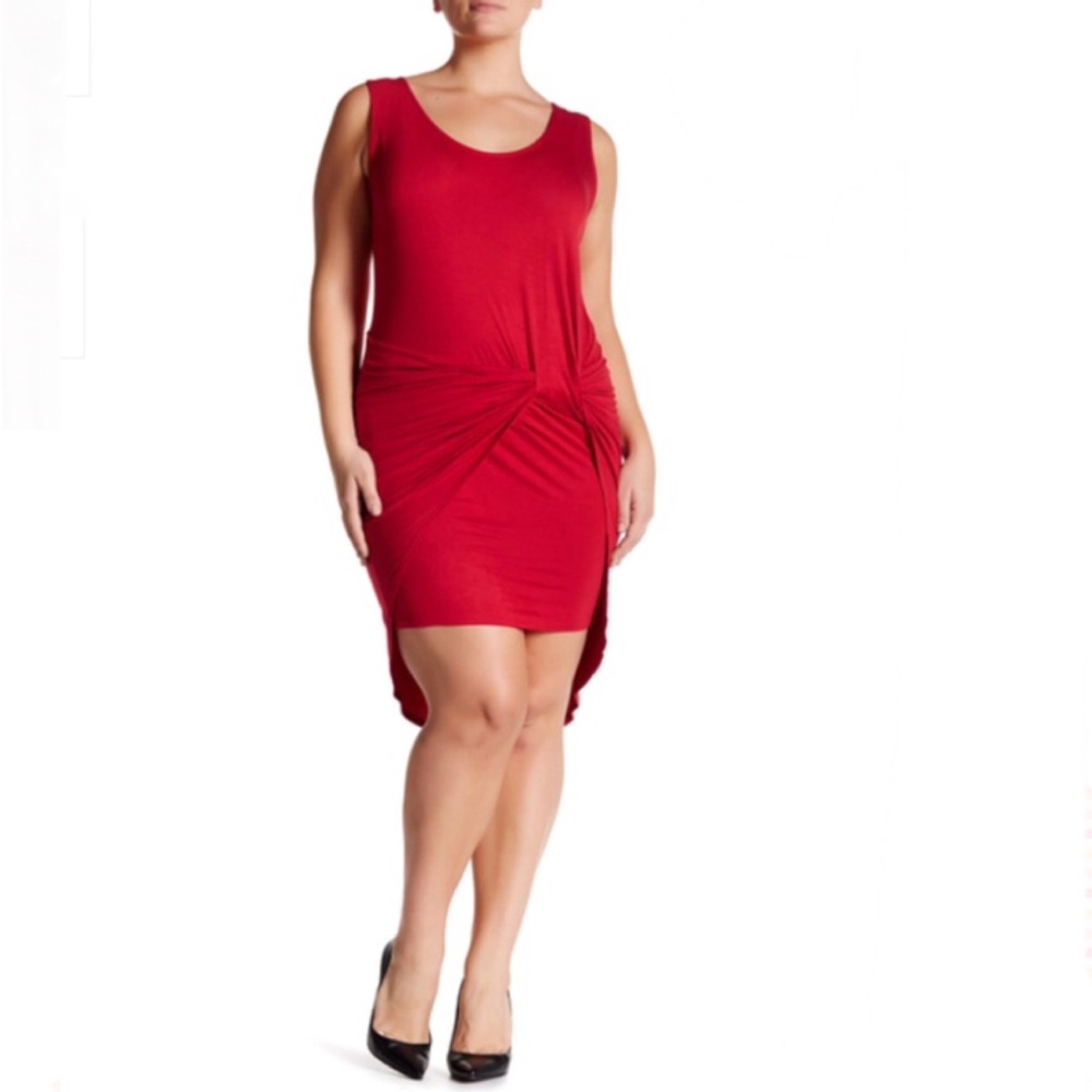 ➕ Vanity Room Knotted Knit Tank Dress
