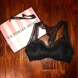 Victoria's Secret black bralette NWOT