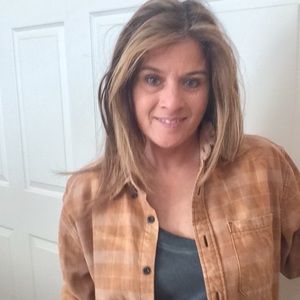 "Sun Kissed" Vintage Flannel Shirt -Men's (S)