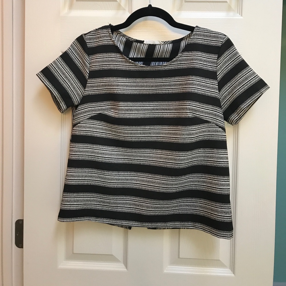 Cropped dress shirt