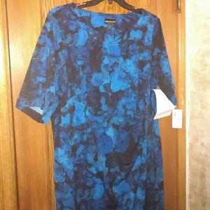 Knit Floral Dress