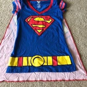 Super man shirt with cape!