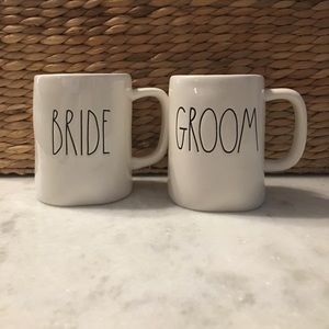 BRIDE and GROOM mugs: Rae Dunn Artisan Collection