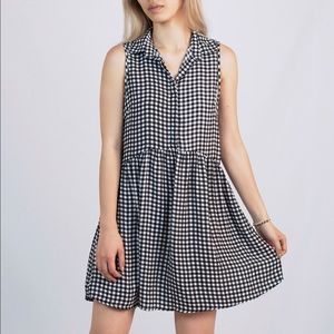Pixie + Diamond Gingham Shirtdress