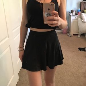 Suede Skater Skirt