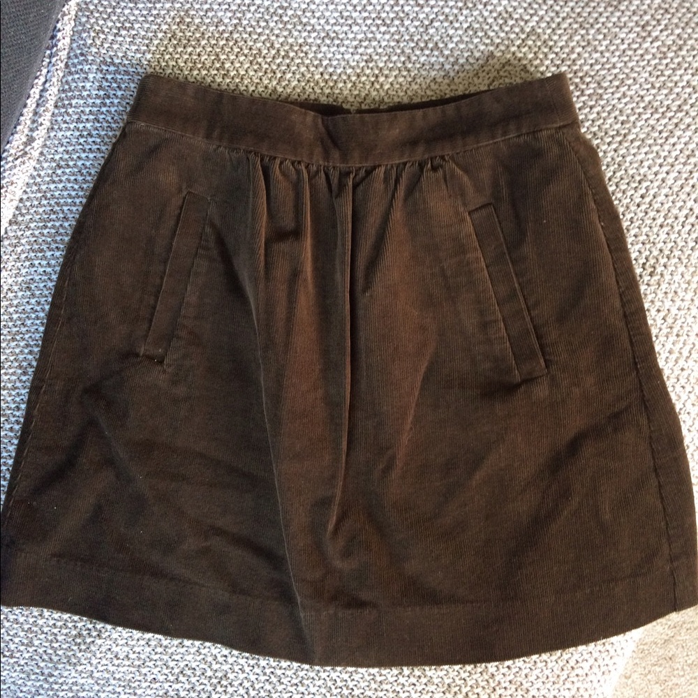J crew corduroy skirt