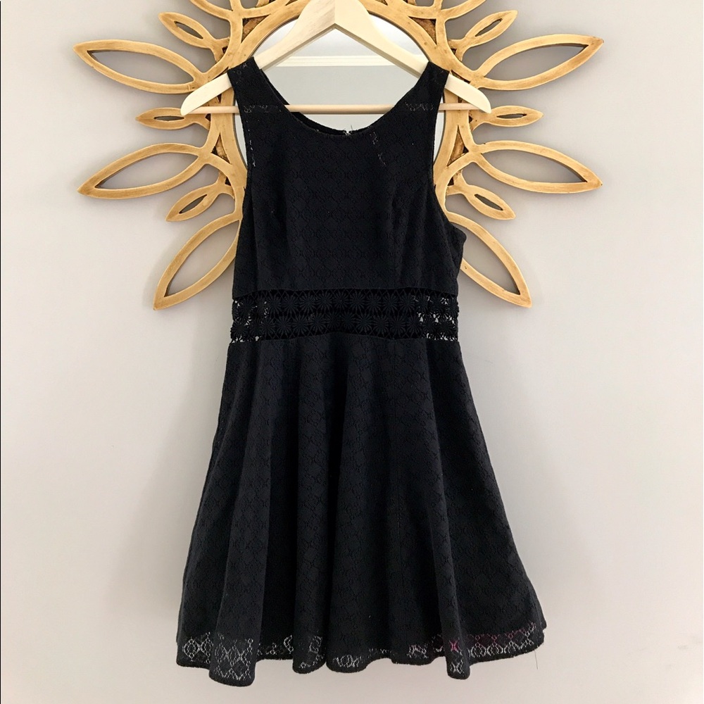 Free People ❤️ Cut Out Dress
