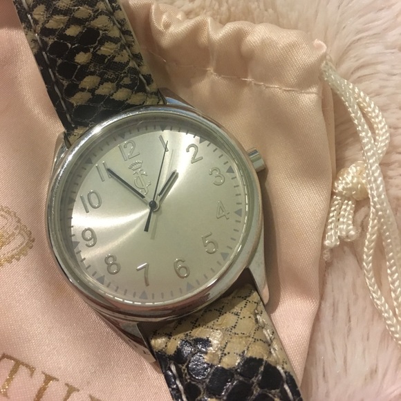 Juicy couture Snake leather watch