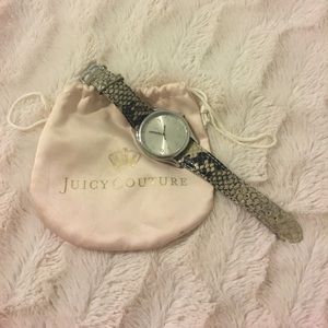 Juicy couture Snake leather watch