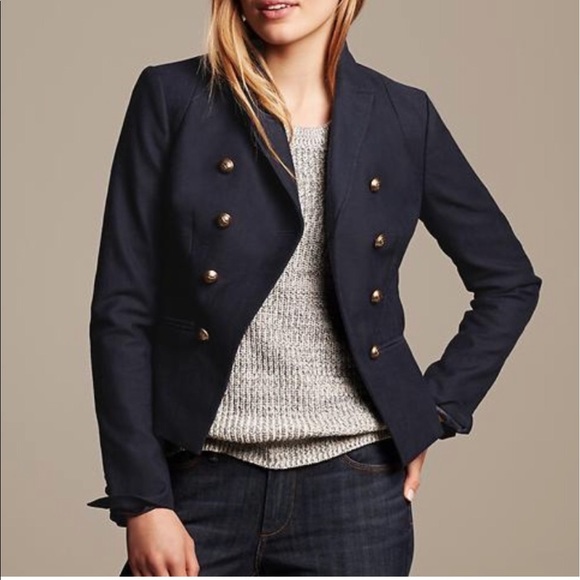Banana Republic Jackets & Blazers - Banana Republic Cutaway jacket in Black