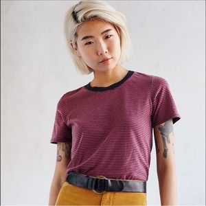 NWT Truly Madly Deeply Boyfriend Ringer Tee