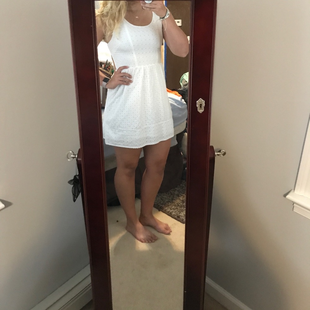 American eagle white dress