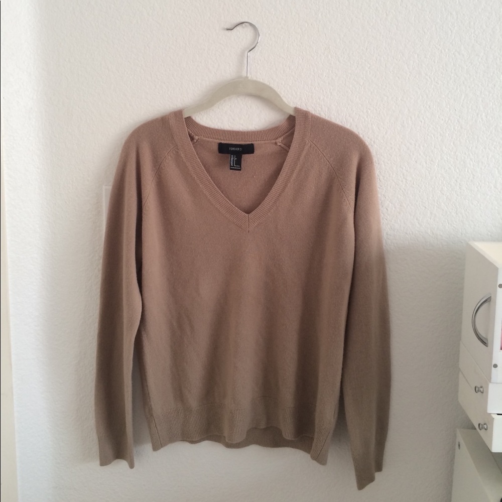 v neck sweater