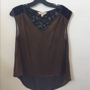 Ladies bronze blouse