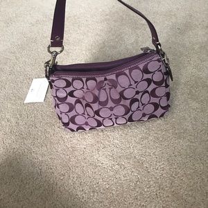 Purple Coach Purse