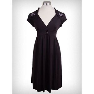 Rockabilly Swing Dress with Sparrow Detail