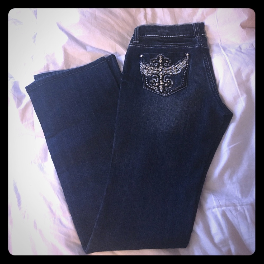 Cello Premium Denim Embellished Jeans