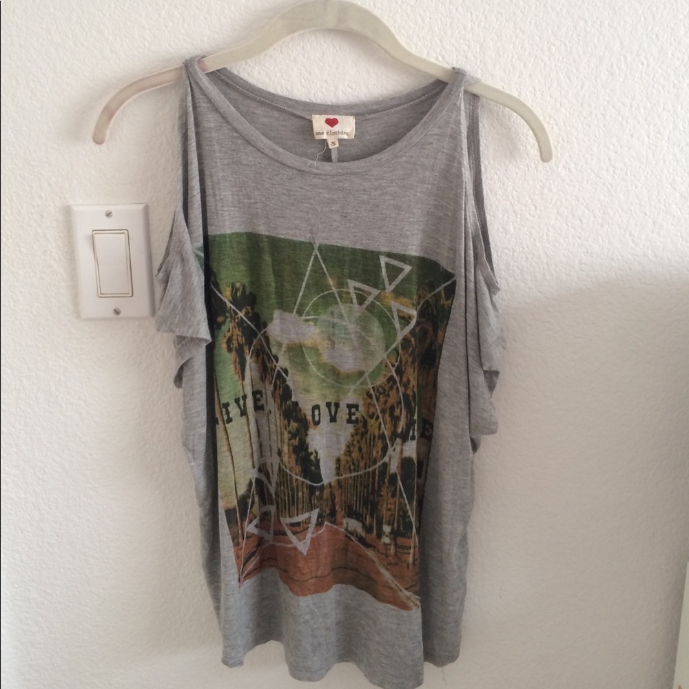 cold shoulder shirt