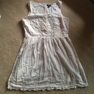White Old Navy Dress Size 14