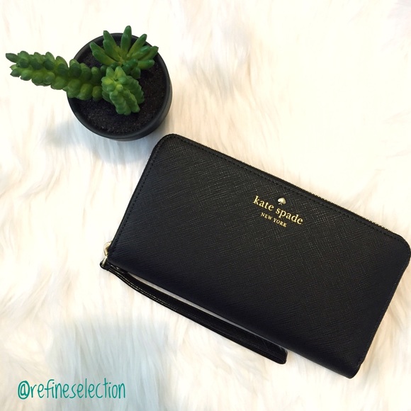 kate spade Black Universal Large Wristlet Wallet - Picture 1 of 6