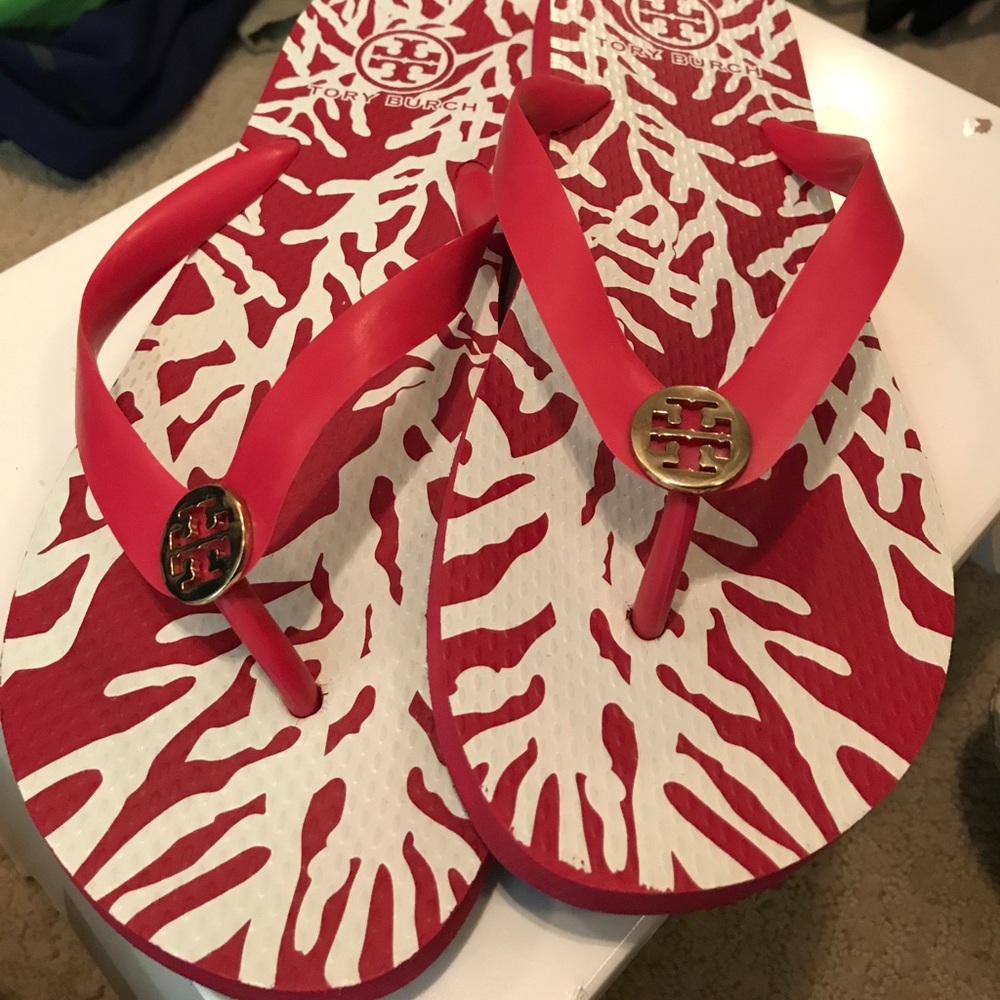 Tory burch flip flops