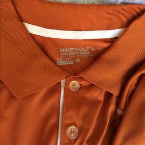 ORANGE NIKE GOLF POLO