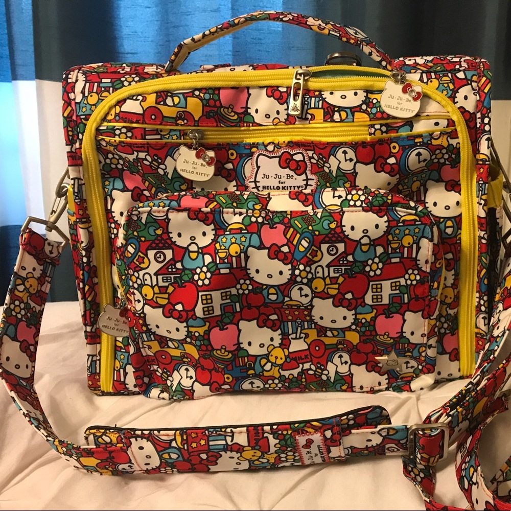 JuJuBe Hello Kitty BFF Convertible diaper bag MAC