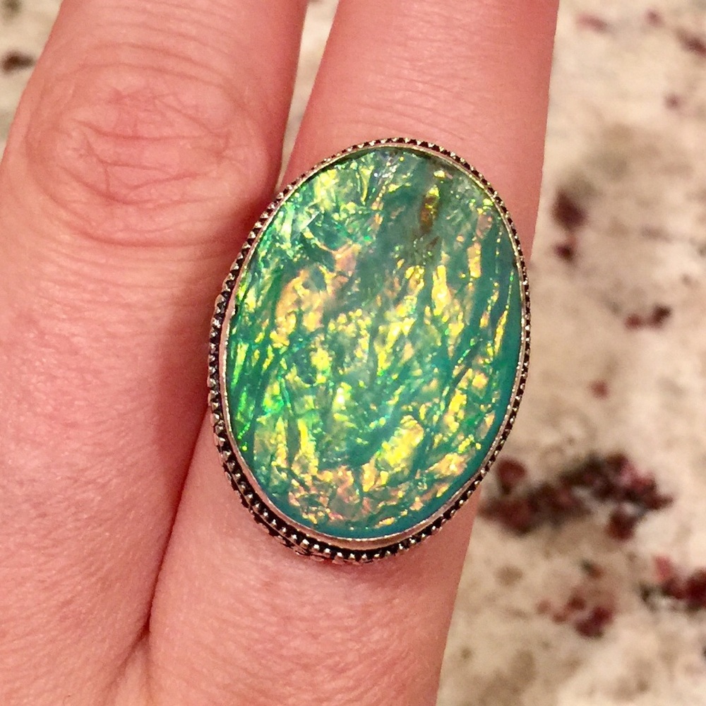 Created Opal ring