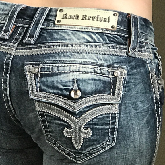 Rock revival Ashley Easy fit capri Sz 26 - Picture 2 of 6